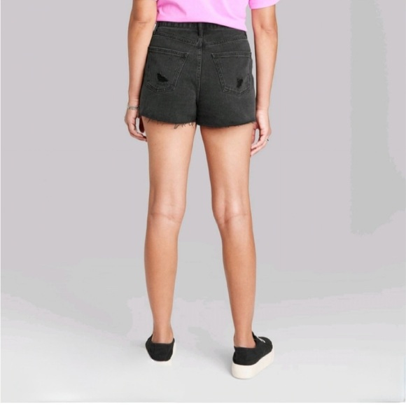Women's High-Rise Cutoff
Jean Shorts - Wild Fable
Black Wash - Picture 2 of 6
